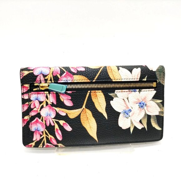 Salvatore Ferragamo Long Wallet Black PVC 400-082425 - Picture 2 of 9